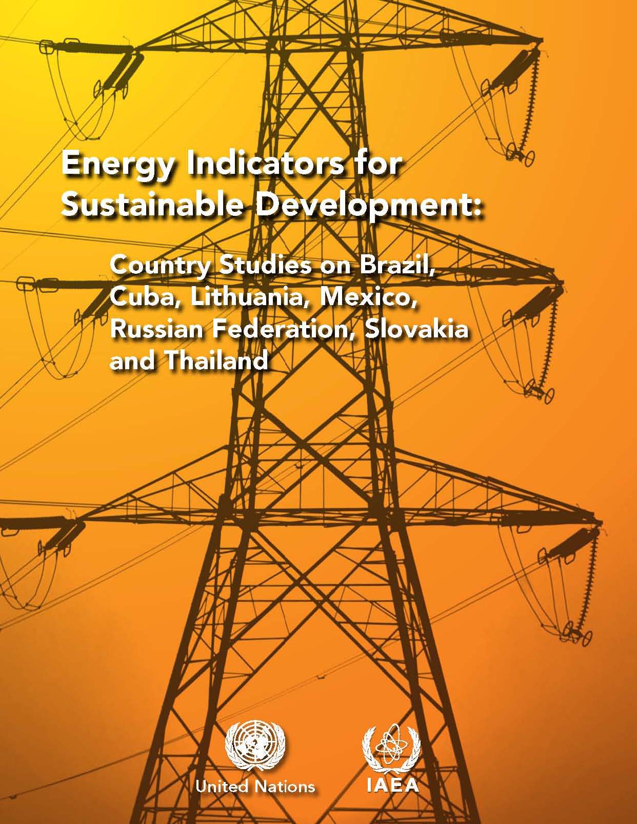 cover of Energy indicators publication