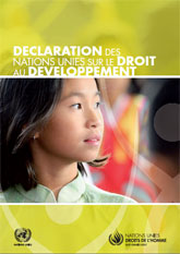 Couverture de la déclaration des Nations Unies sur le droit au développement