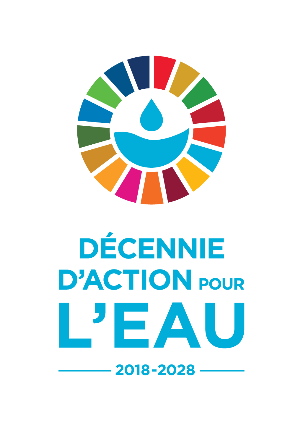 Logo de la Décennie d'action pour l'eau, 2018-2028