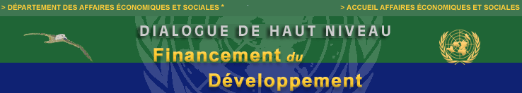 Dialogue de Haut Niveau sur le Financement du Développement