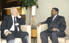 Jean Ping meets with Miguel Angel Moratinos Credit : UN Photo