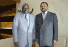 Jean Ping meets with Jacques Diouf Credit : UN Photo