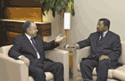 Jean Ping meets with Habib Ben Yahia Credit : UN Photo