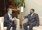 Jean Ping meets with Carlos Fortin Credit : UN Photo