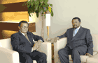 Jean Ping meets with Jérémie Bonnelame Credit : UN Photo