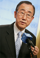 UN Secretary-General, Ban Ki-moon