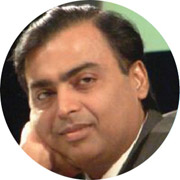 Mukesh D. Ambani
Chairman and Managing Director, Reliance Industries (India)

