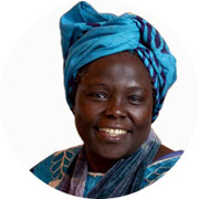 Wangari Maathai portrait