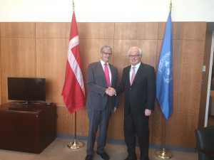 Mogens Lykketoft met Ambassador Vitaly Churkin