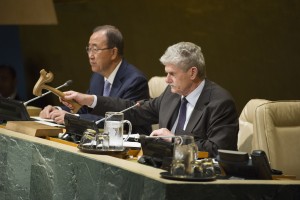 General Assembly: Twenty-ninth Plenary Meeting   Appointments to fill vacancies in subsidiary organs and other appointments: Appointment of the Under-Secretary-General for Internal Oversight Services (note by the Secretary-General (A/70/388))[item 114 (i)]     Strengthening of the United Nations system (report of the Secretary-General (A/70/357) and document A/70/95))[item 122]