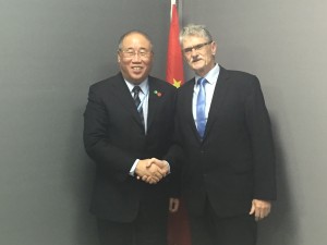 The UNGA President met with the Special Representative on Climate Change from China
