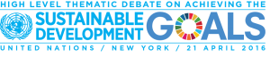 High Level Thematic Debate SDGs Logo