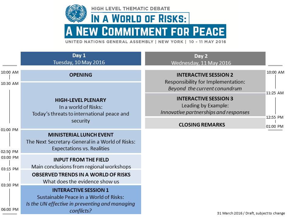 UN, Peace and Security General Assembly of the United Nations