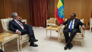 Mogens Lykketoft met the PM of Ethiopia