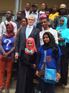PGA Mogens Lykketoft visited the Jesuit Refugee Center in Addis Adaba