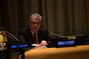 UN GA President Mogens Lykketoft at World Autism Awareness Day