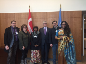 the President of the UN General Assembly met with the HIV/AIDS stakeholders taskforce