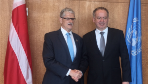 Mogens Lykketoft met with the President of Slovakia
