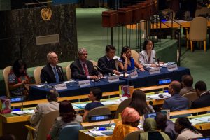 Opening of the Ninth Session of the Conference of States Parties to the Convention on the Rights of Persons with Disabilities. Statements by H.E. Oh Joon, President of the Conferencel H.E. Moguls Lykketoft, President of the General Assembly; Edmond Mulet, Chef du Cabinet on behalf of the Secretary-General; Maria Soledad, Chairperson of the Committee on the Rights of Persons with Disabilities; Yeni Rosa Dayamanti, Civil Society Representative.