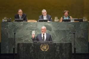 General Assembly Seventieth session 118th plenary meeting President of the 71st session of the General Assembly, H.E. Mr. Peter Thomson takes oath of office Minute of silent prayer or meditation Closing Plenary Meeting of the 70th Session of the General Assembly