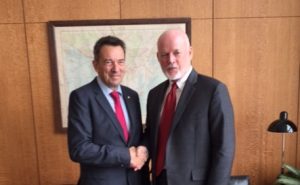 The President met met with the President of the ICRC, Mr Peter Maurer