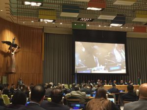 Remarks at GA meeting on question of Palestine