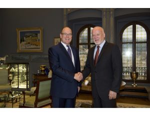 President Thomson met with Prince Albert of Monaco