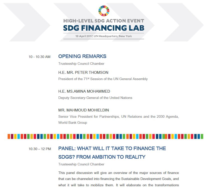 Programme SDG Lab