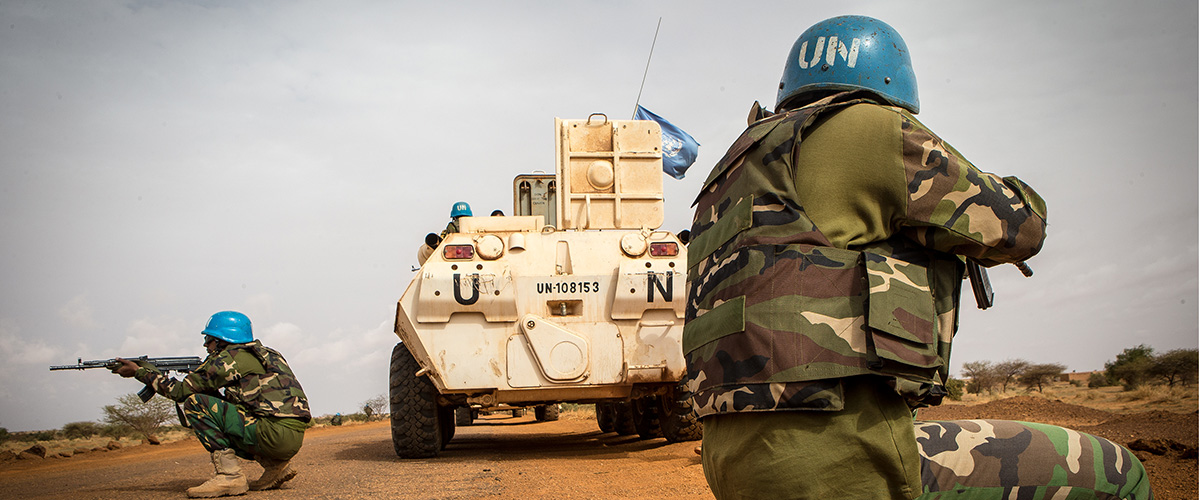 Миротворцы ООН проводят операцию по защите населения в Гао, Мали. Фото ООН/Харандане Дико