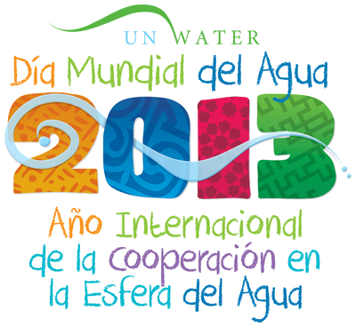 Logo del Año Internacional de la Cooperación en la Esfera del Agua