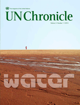 La Crónica ONU destaca el tema de la cooperación en la esfera del agua.