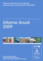 portada del Informe Anual de Actividades de UNW-DPAC de 2009