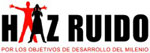 logotipo de la campaña Haz ruido por los ODM