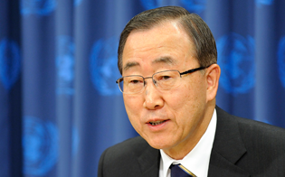 Secretario General de Naciones Unidas, Ban Ki-moon