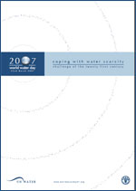 Portada de Coping with water scarcity. Challenge of the twenty-first century
