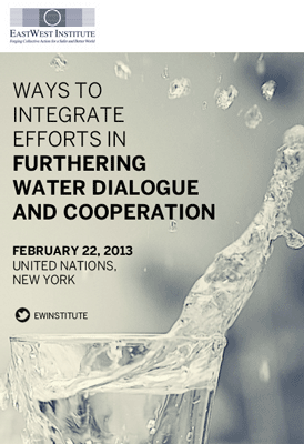 Ways to integrate efforts in furthering water dialogue and cooperation