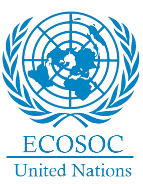 Logo del Consejo Económico y Social de las Naciones Unidas (ECOSOC)