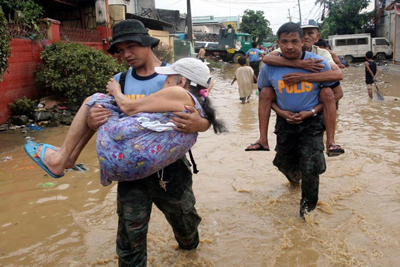 Una media de 20 tifones al año pasan por Filipinas. Foto: IRIN/Jason Gutierrez.