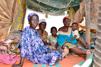 Internally displaced women and children in the Central African Republic. Photo: OCHA