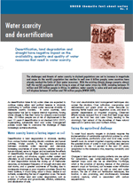 Water scarcity and desertification