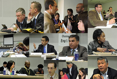 Taller de periodistas del Día Mundial del Agua 2014.