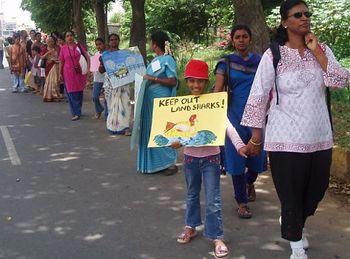 Protest against lake privatisation