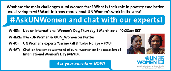 UN Women Twitter Chat IWD 2012