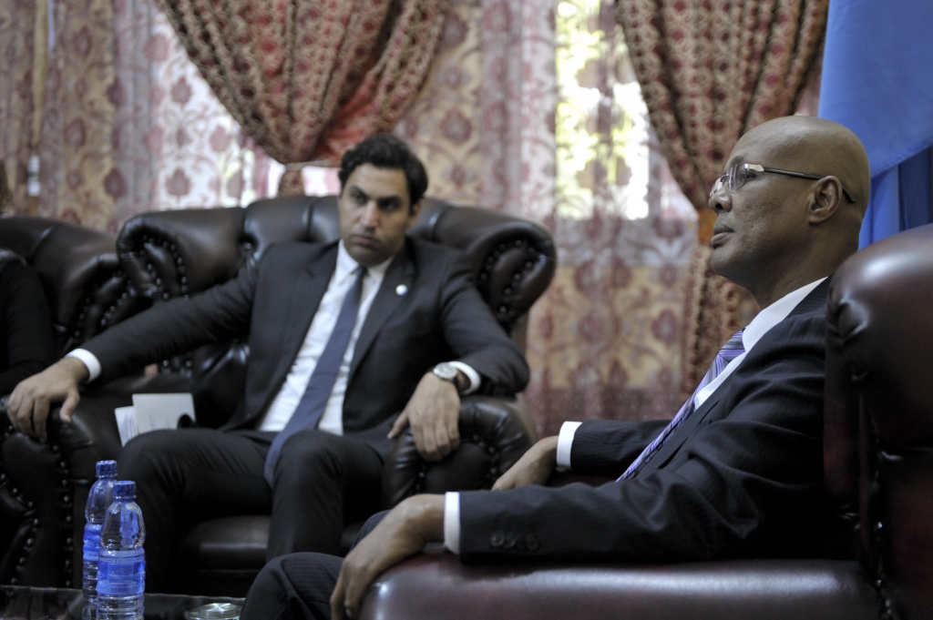 Mr. Alhendawi meeting with Somali Prime Minister, Mr. Abdiweli Sheikh Ahmed