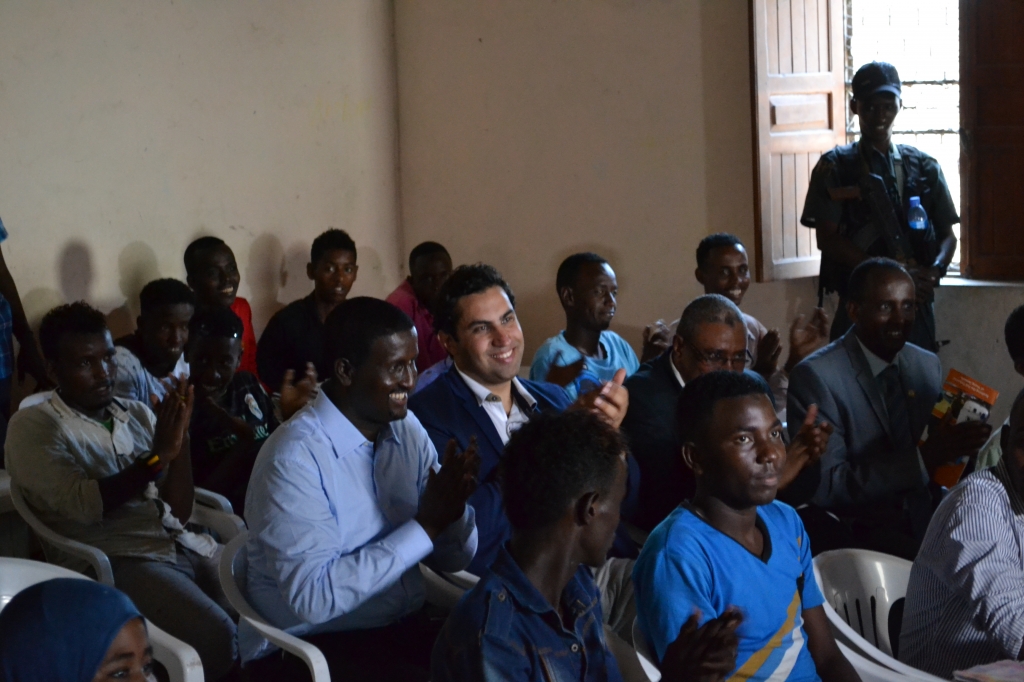 Mr. Alhendawi meeting with youth representatives from different regions in Somalia