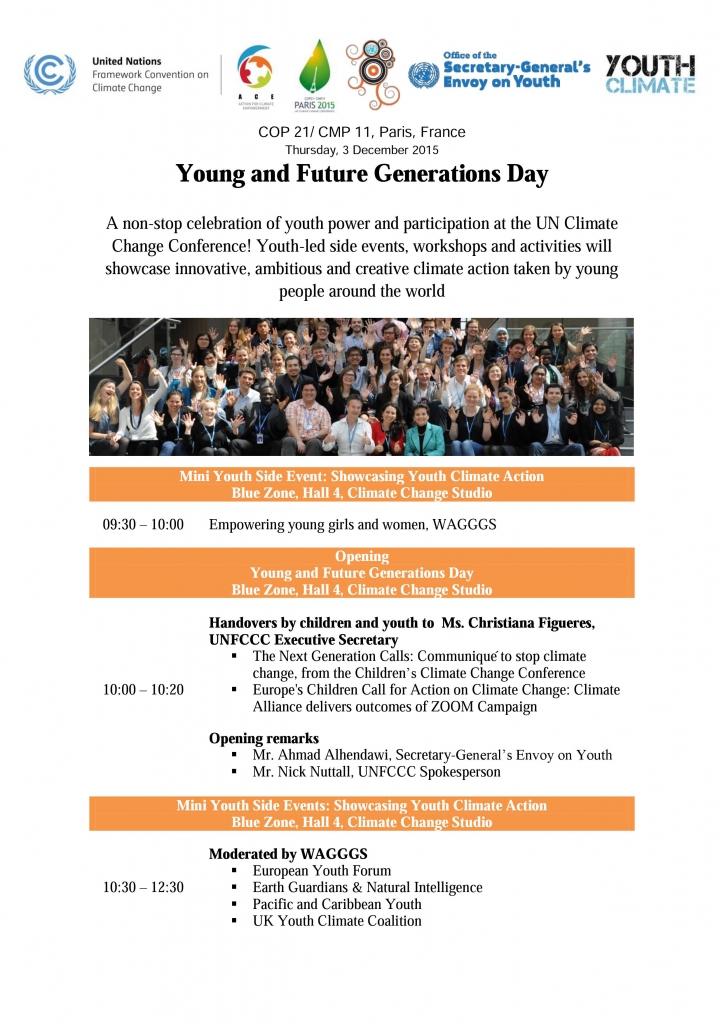 Philadelphia Boost onszelf Young and Future Generations Day, 3 December 2015