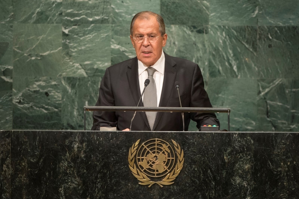 Minister of Foreign Affairs of the Russian Federation, Sergey Lavrov. 