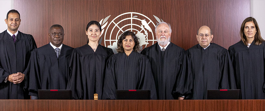 صورة لقضاة محكمة الاستئناف التابعة للأمم المتحدة 
