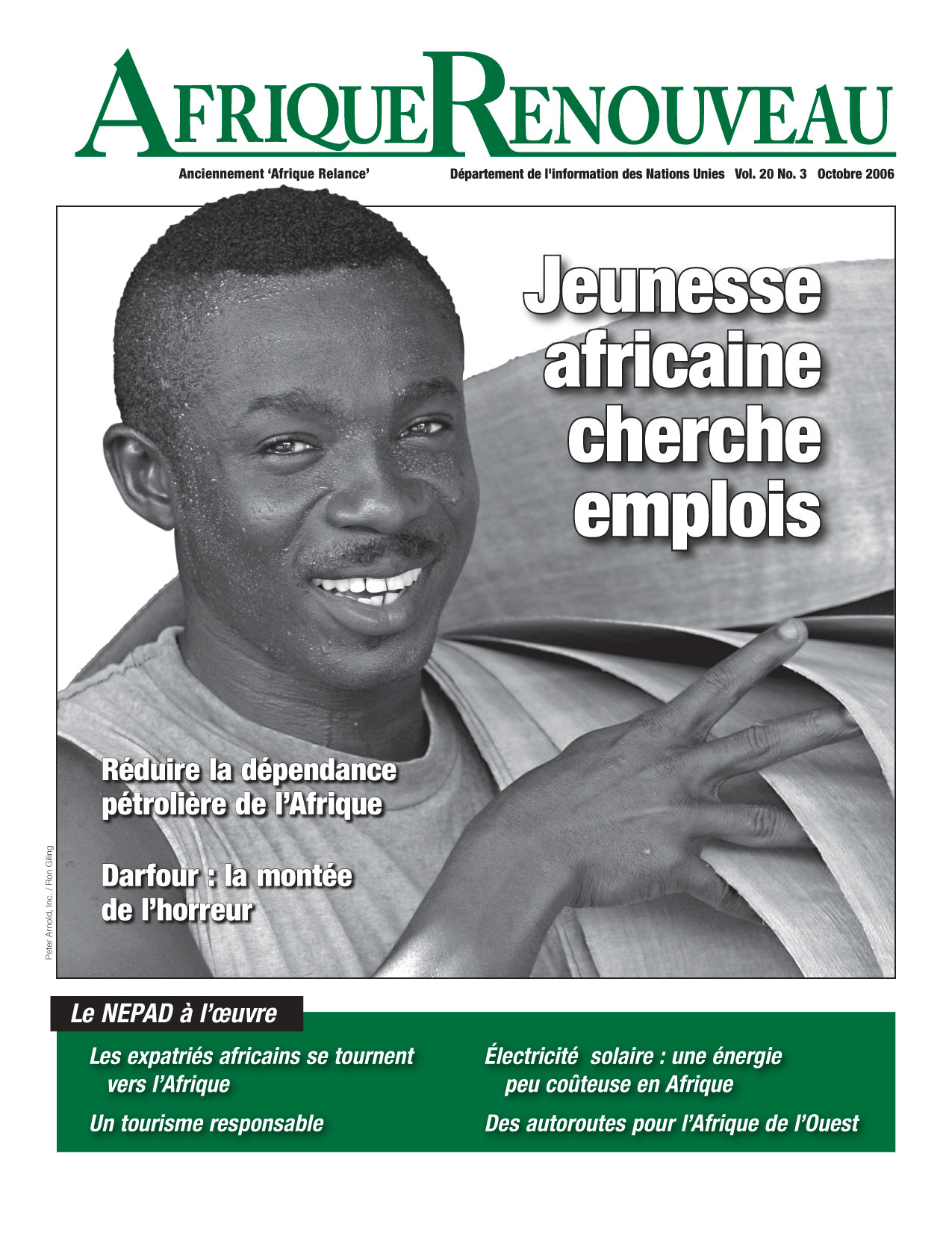 Afrique Renouveau Magazine Octobre 2006