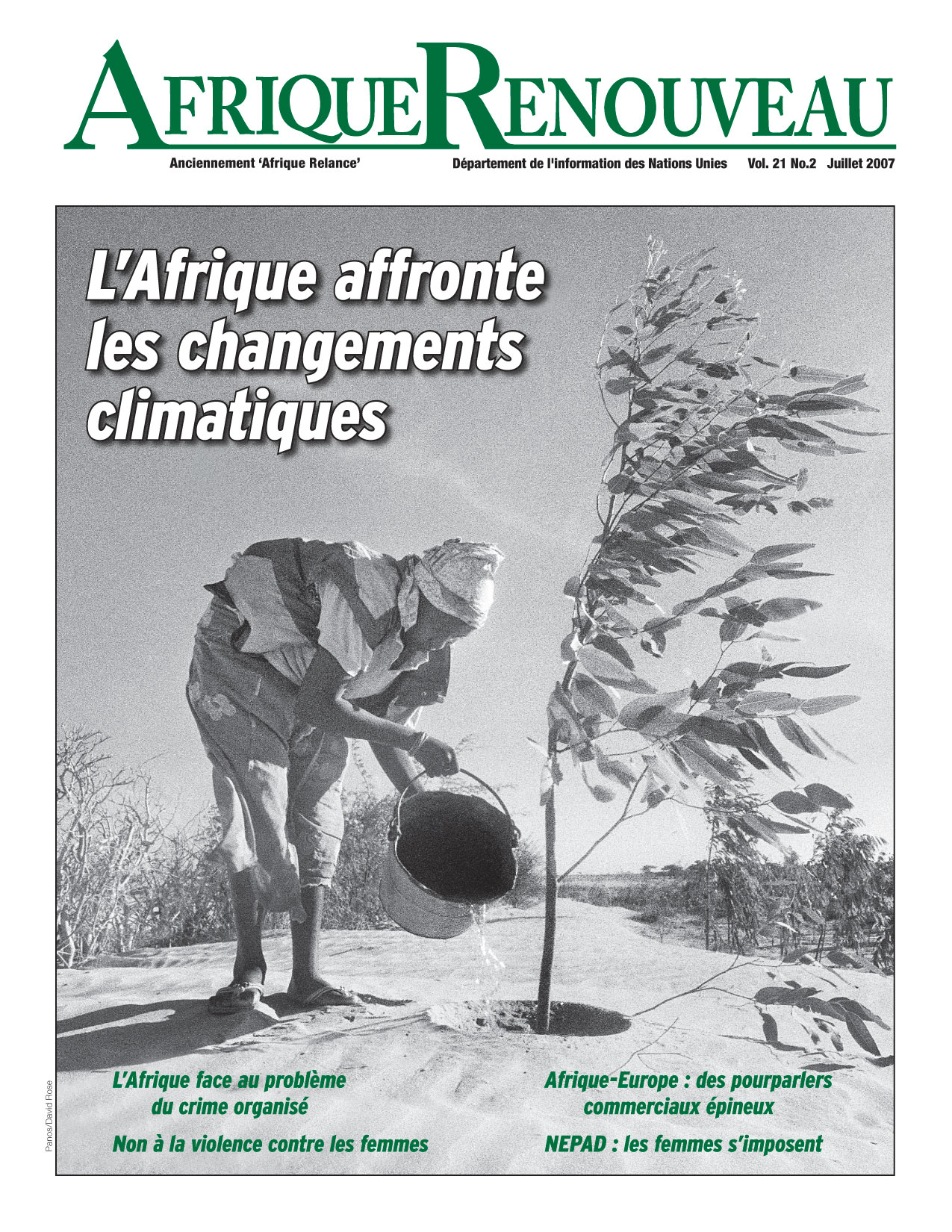 Afrique Renouveau Magazine Juillet 2007